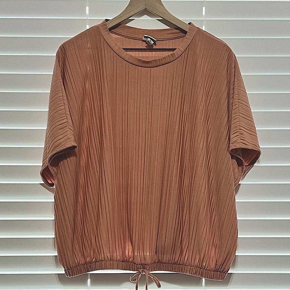 A New Day Women’s Mauve Size XL Slouchy Crop Top